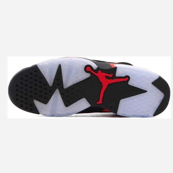 Air Jordan 6 Infer Red Black Sneakers 2000 OG Retro Size 10.5 - Picture 5 of 16